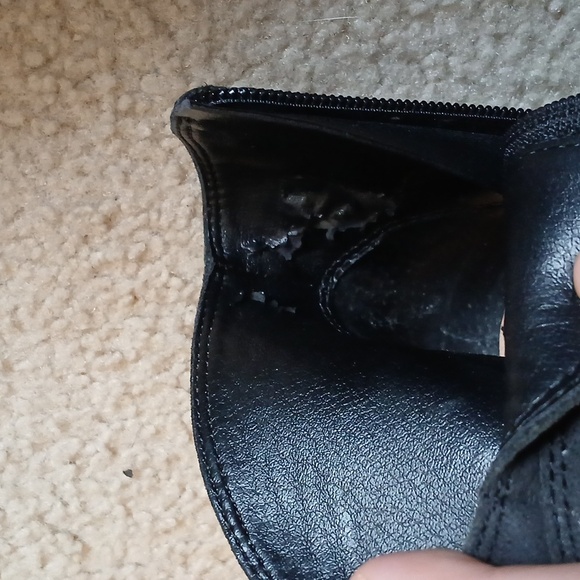 Lucky Brand Black Leather Ankle Boots - Picture 7 of 8